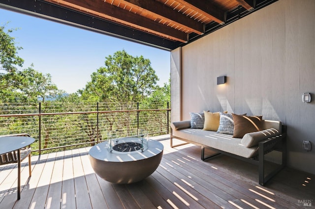 view of deck