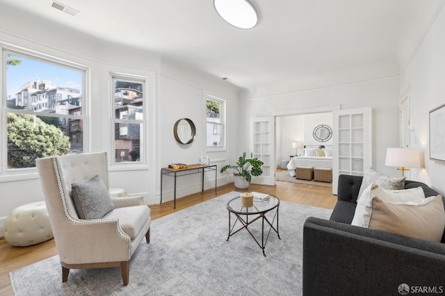 1015 Ashbury St Unit 3, San Francisco, CA 94117 - living area with wood finished floors