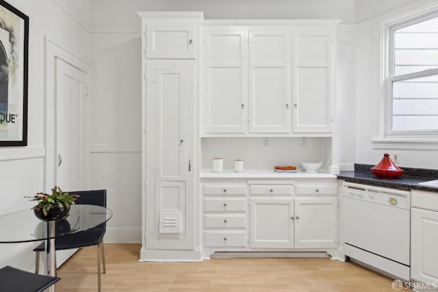 1015 Ashbury St Unit 3, San Francisco, CA 94117 - kitchen with white dishwasher and white cabinetry
