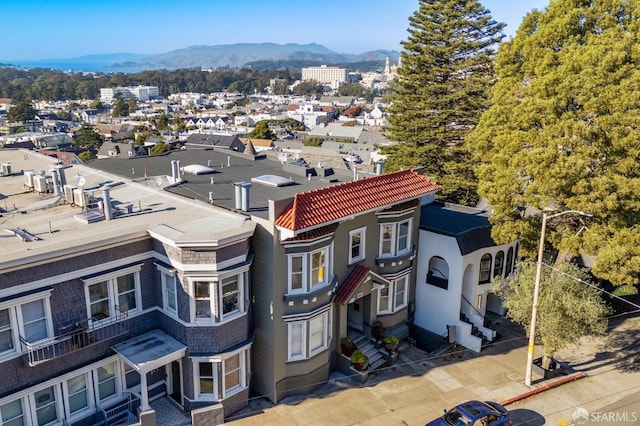 1015 Ashbury St Unit 3, San Francisco, CA 94117 - bird's eye view of a mountain backdrop