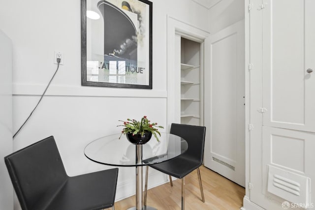 1015 Ashbury St Unit 3, San Francisco, CA 94117 - dining space featuring light wood-style flooring
