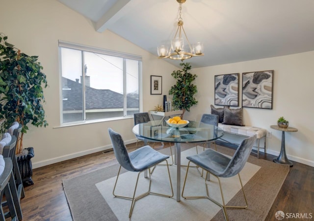 636 Edgemar Ave, Pacifica, CA 94044 - dining area featuring a chandelier and wood finished floors