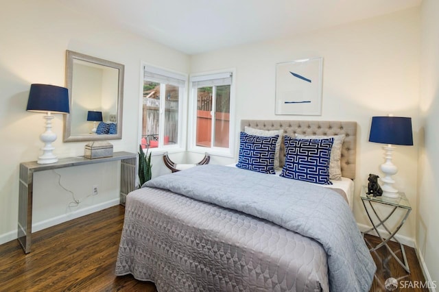 636 Edgemar Ave, Pacifica, CA 94044 - bedroom with wood finished floors and radiator heating unit