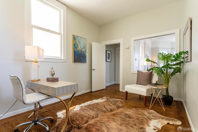 276 Bemis St, San Francisco, CA 94131 - office with wood finished floors and baseboards