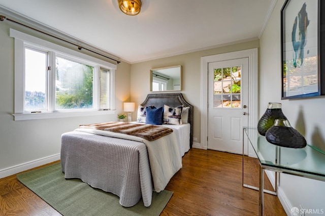 276 Bemis St, San Francisco, CA 94131 - bedroom with crown molding and wood finished floors