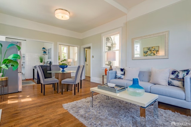 276 Bemis St, San Francisco, CA 94131 - living area with wood finished floors