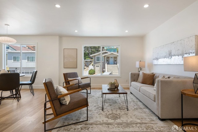 69 Lobos St, San Francisco, CA 94112 - living area with light wood finished floors and recessed lighting