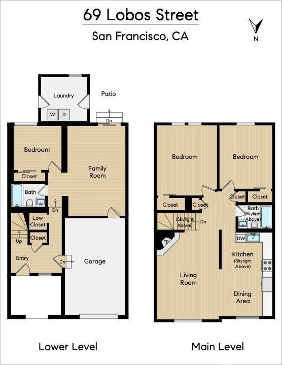 69 Lobos St, San Francisco, CA 94112 - view of floor plan / room layout