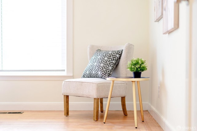 311 Linden Ave, San Bruno, CA 94066 - interior details with baseboards, visible vents, and wood finished floors