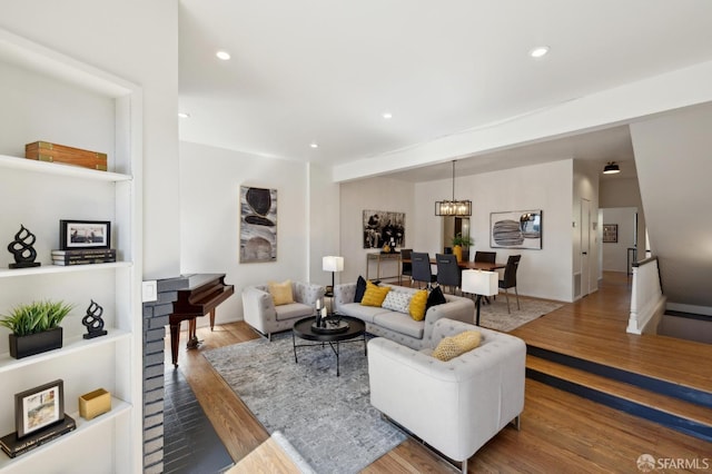 112 S Lake Merced Hls, San Francisco, CA 94132 - living area with wood finished floors and recessed lighting