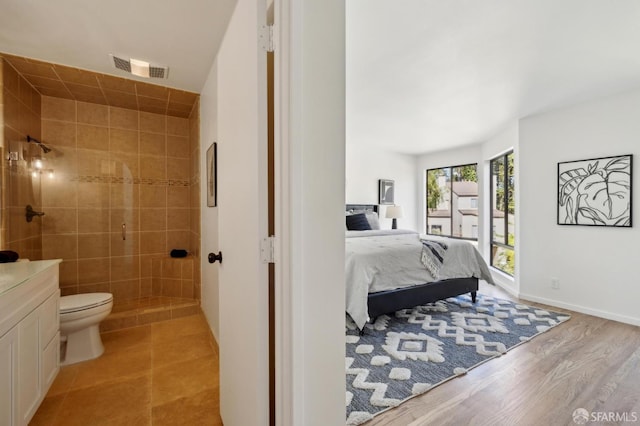 112 S Lake Merced Hls, San Francisco, CA 94132 - bedroom featuring light wood-style flooring and ensuite bathroom