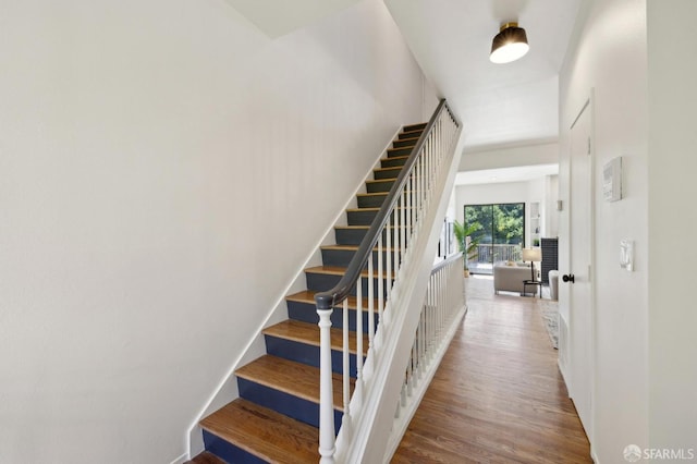 112 S Lake Merced Hls, San Francisco, CA 94132 - stairs featuring wood finished floors