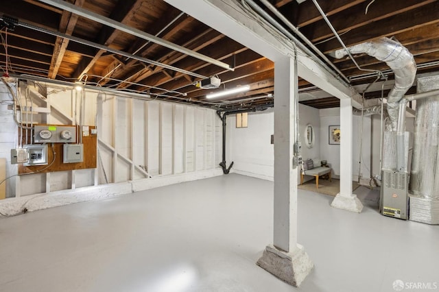 232 Talbert St, San Francisco, CA 94134 - unfinished basement with heating unit