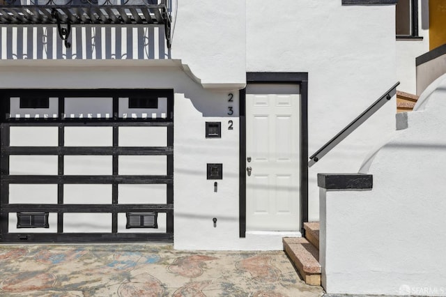 232 Talbert St, San Francisco, CA 94134 - doorway to property with stucco siding