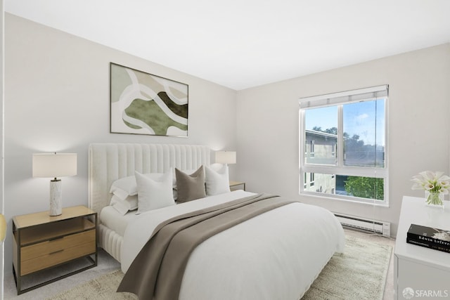 816 N Delaware St Unit 409, San Mateo, CA 94401 - bedroom with a baseboard radiator