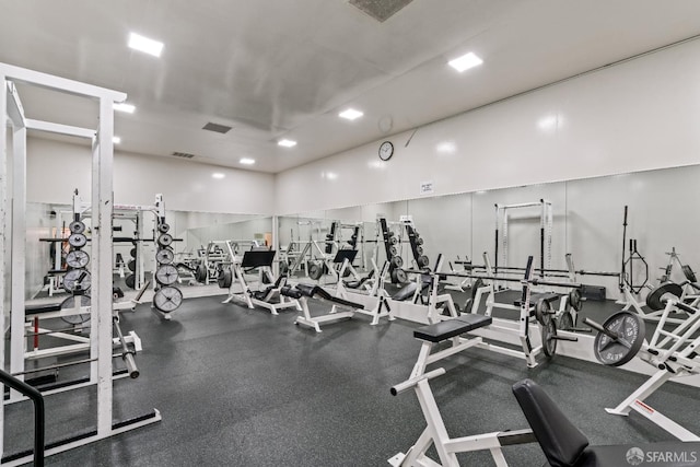 816 N Delaware St Unit 409, San Mateo, CA 94401 - workout area with recessed lighting