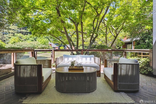 229 Cypress Point Dr, Mountain View, CA 94043 - view of patio / terrace with an outdoor living space