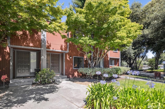 229 Cypress Point Dr, Mountain View, CA 94043 - view of property hidden behind natural elements