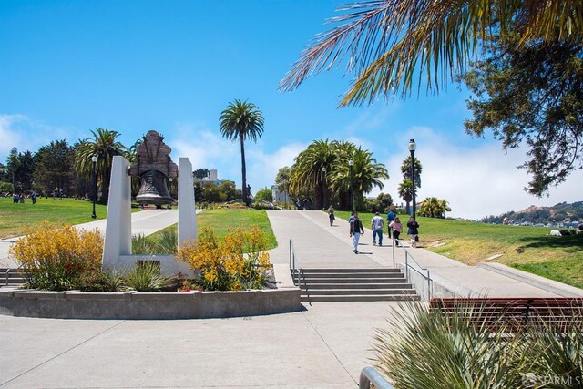 view of property's community
