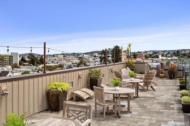 balcony featuring a patio area