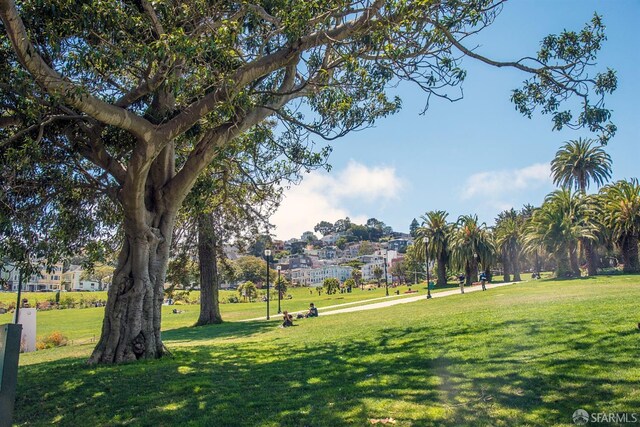 surrounding community featuring a yard