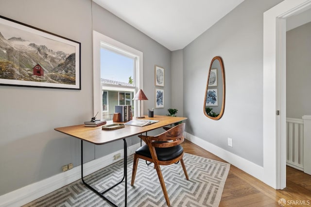 4145 Emerald St, Oakland, CA 94609 - office space with wood finished floors and baseboards