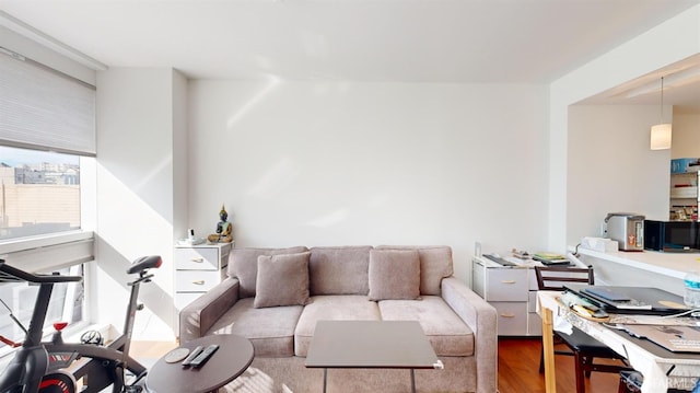 555 Fulton St Unit 322, San Francisco, CA 94102 - living area featuring wood finished floors