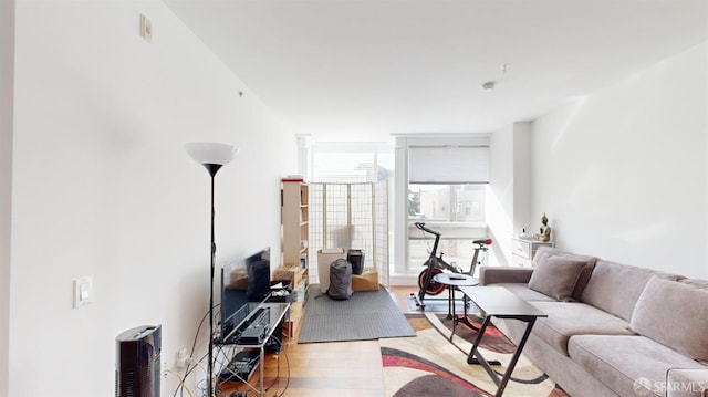 555 Fulton St Unit 322, San Francisco, CA 94102 - living room with wood finished floors