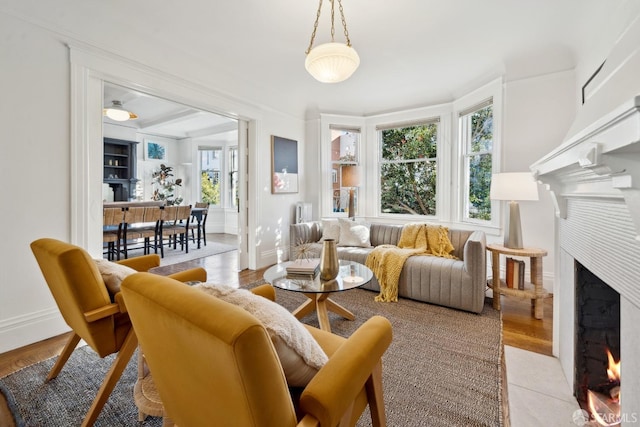 view of living room