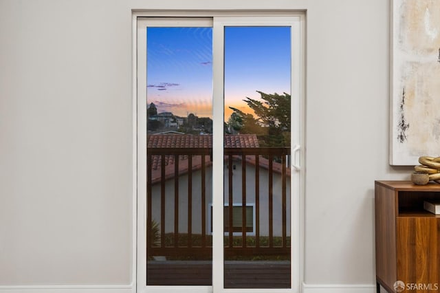 view of doorway