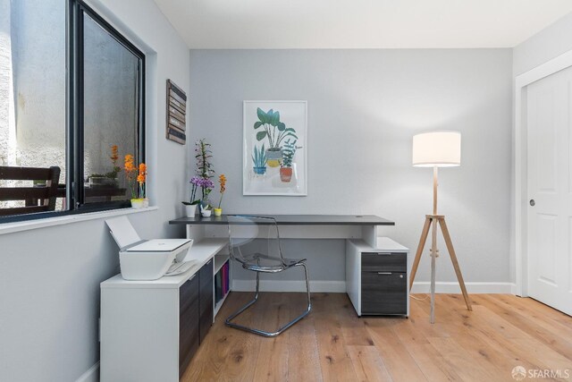 1541 Moraga Way, Moraga, CA 94556 - office with light wood-type flooring and baseboards