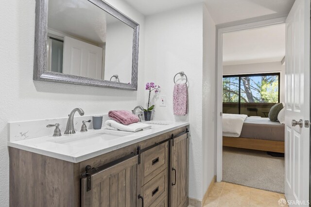 1541 Moraga Way, Moraga, CA 94556 - bathroom with double vanity, tile patterned flooring, and ensuite bath