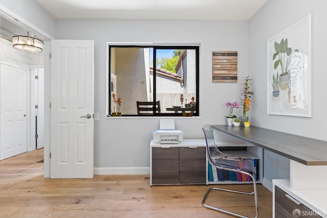 1541 Moraga Way, Moraga, CA 94556 - office space featuring light wood-style flooring and baseboards
