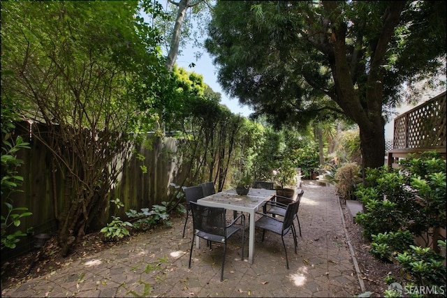 view of patio