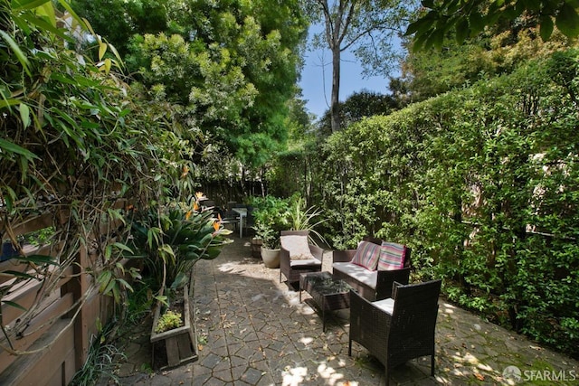 view of patio / terrace with outdoor lounge area