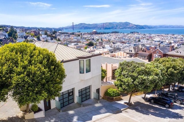 2755 Fillmore St, San Francisco, CA 94123 - aerial view of a water and mountain view