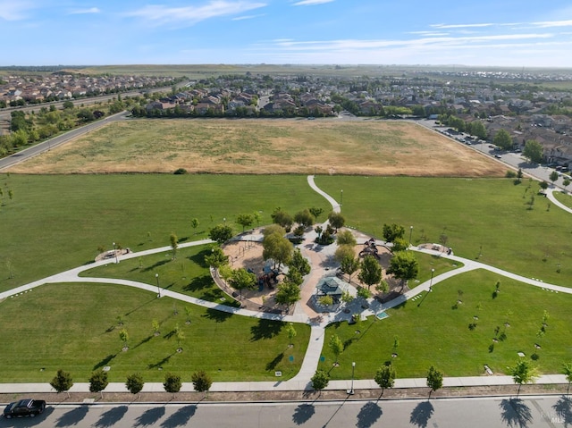 birds eye view of property featuring a residential view