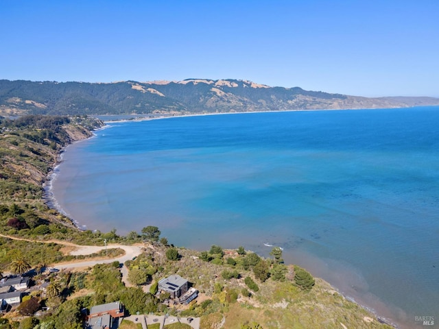 272 Ocean Pkwy, Bolinas, CA 94924 - water view featuring a mountain backdrop