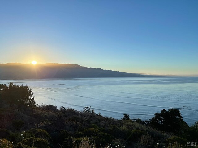 272 Ocean Pkwy, Bolinas, CA 94924 - water view with a mountain backdrop