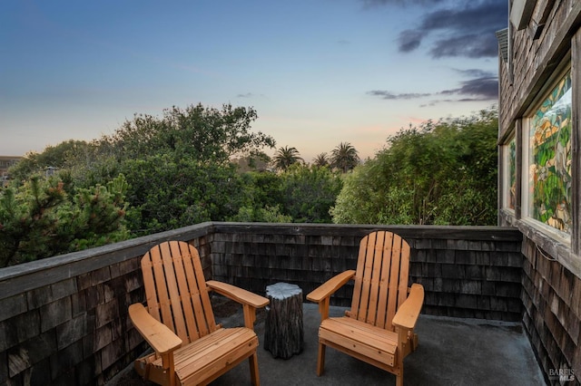 272 Ocean Pkwy, Bolinas, CA 94924 - view of balcony at dusk