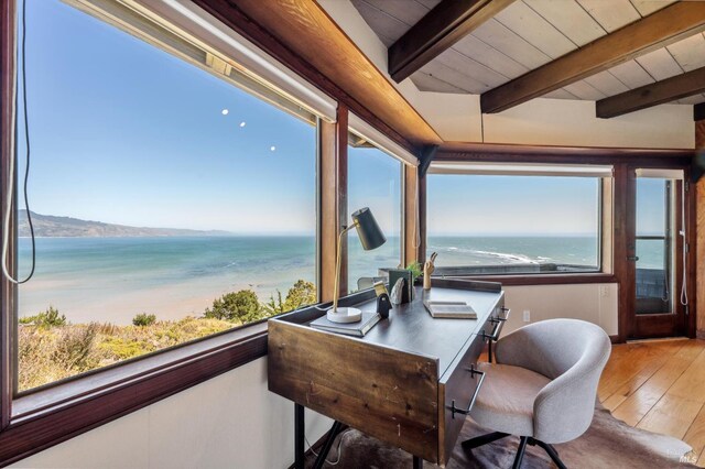 272 Ocean Pkwy, Bolinas, CA 94924 - balcony featuring view of water and beach