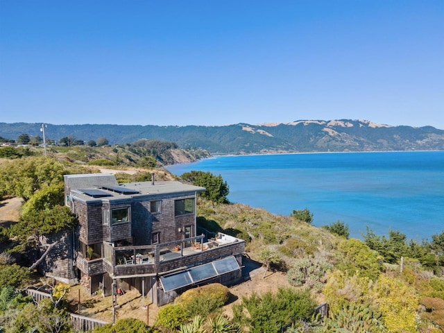 272 Ocean Pkwy, Bolinas, CA 94924 - water view featuring a mountainous background