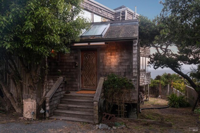 272 Ocean Pkwy, Bolinas, CA 94924 - entrance to property with a chimney