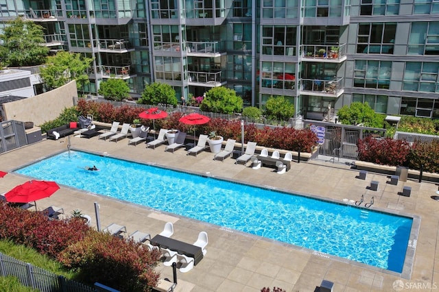 420 Mission Bay Blvd Unit 708, San Francisco, CA 94158 - community pool featuring a patio