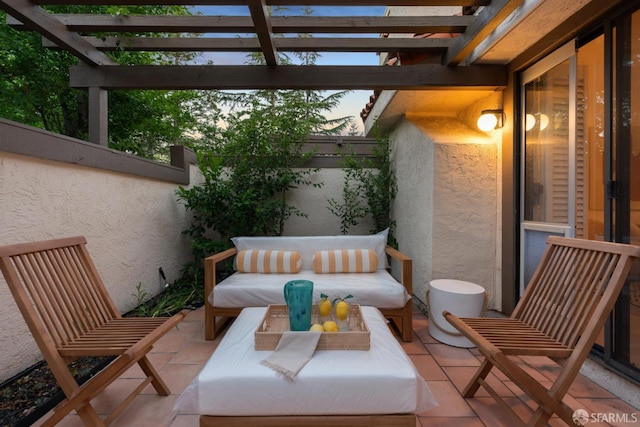539 Pimlico Ct, Walnut Creek, CA 94597 - view of patio / terrace with a pergola and outdoor lounge area