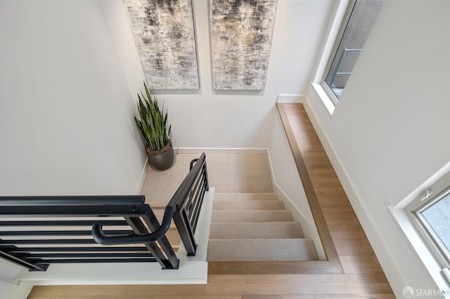 75 Roosevelt Way Unit 1, San Francisco, CA 94114 - stairs featuring wood finished floors