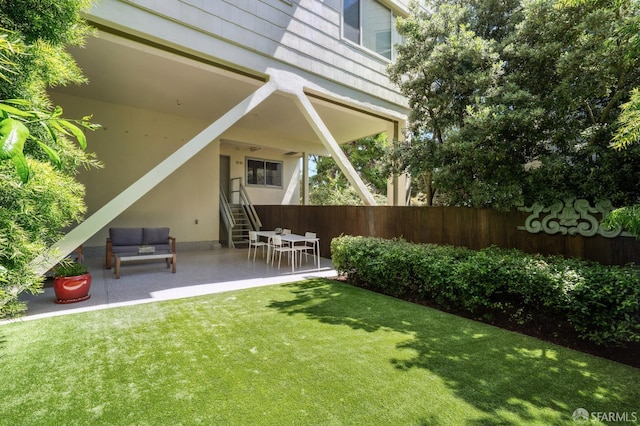 75 Roosevelt Way Unit 1, San Francisco, CA 94114 - view of yard featuring a patio and stairway