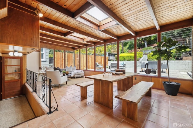 1944 15th Ave, San Francisco, CA 94116 - sunroom / solarium featuring plenty of natural light and a skylight