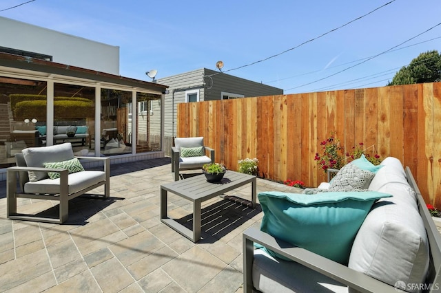 1944 15th Ave, San Francisco, CA 94116 - view of patio featuring an outdoor hangout area