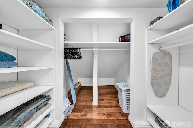 3014 Pine St Unit A, San Francisco, CA 94115 - walk in closet with wood finished floors